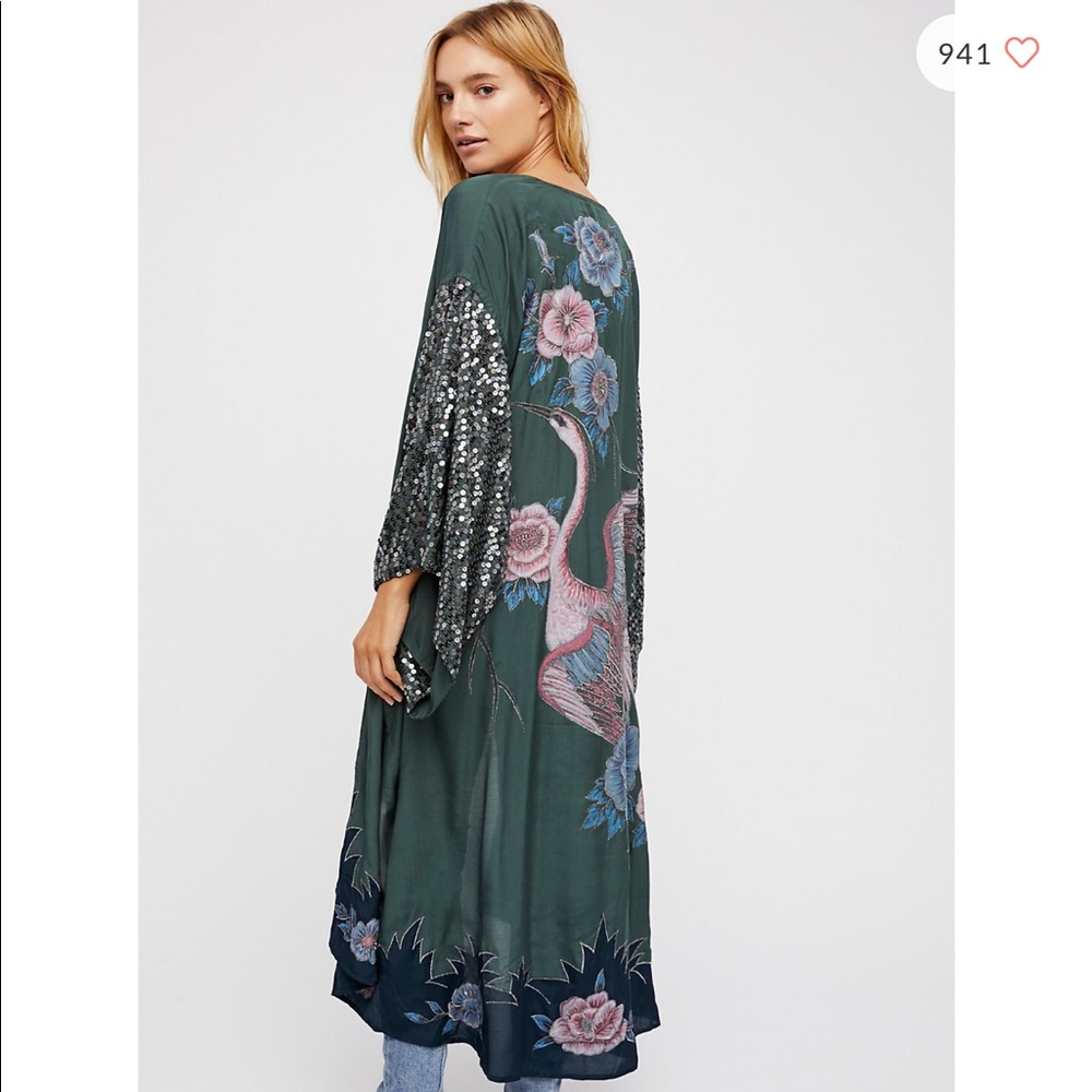 FP sun drop Kimono